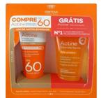 Kit Protetor Solar Actine Cor FPS60 40g + Gel Limpeza 40g