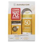 Kit Protetor Solar Facial e Corporal FPS 50 Australian Gold