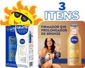 Kit Protetor Solar FPS50 200ml + FPS70 40ml + Loção Firming bronze Q10 200ml(3 itens)