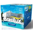 Kit Pu Piscina Azul Brasilux Esmalte 4,5L