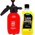 Kit Pulverizador Manual Gerador de Espuma Sigma SGT Shampoo Lava Autos Detergente Automotivo