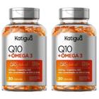 Kit Q10+Ômega 3 Com 2 Potes De 30 Cápsulas Cada - KATIGUA