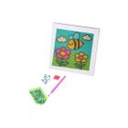 Kit Quadro De Pintura 5D Diamante Infantil Porta Retrato Mdf