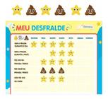 Kit Quadro Desfralde Incentivo Infantil + Adesivos Banheiro