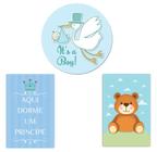 Kit Quadro Placas Decorativas - Principe Infantil