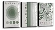 kit quadros Bauhaus Minimalista Em Verde"