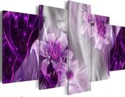 Kit Quadros Decoração Lírio Roxo"