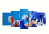 Quadro Poster Decorativo C\moldura Do Game Sonic em Promoção na Americanas