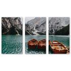 Kit Quadros Decorativos Paisagem Lago Montanhas