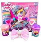 Kit Quebra Cabeça 300 Peças 06 Produtos Tiara Slime Presente