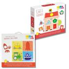Kit Quebra-cabeca Cores e Formas + Quebra-cabeca Transportes Babebi