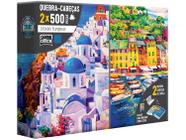 Quebra Cabeça Puzzle 500 Pçs Duplo Passeio Pela Europa Grow - Quebra-Cabeça  - Magazine Luiza
