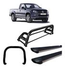 Kit Quebra Mato+estribo P.brilho +santo Anh2/amarok Cs Preto - HOZZ