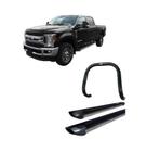 Kit Quebra Mato S/Barra Estribo Personalizado Preto F250 - HOZZ