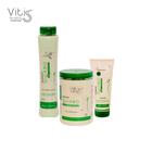 Kit Quiabo Shampoo 500 ml + Máscara 1 kg + Leave-in - Vitiss Cosméticos