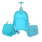 Kit Rabisk Colors com Mochila com Rodas RK4100 + Lancheira RK4104 + Estojo Box RK4106