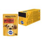 Kit Ração Úmida Pedigree Sachê Carne ao Molho para Cães Sênior 7 + Anos - 18 Unidades