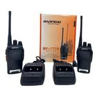 Kit Rádio Comunicador Baofeng Ht 777s Walk Talk 6km 16 Ch Vhf