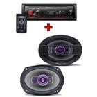 Kit Rádio Pioneer Mvh-S118ui + Alto Falante TS-6960BR 6x9''