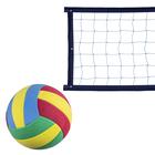 Kit rede de vôlei especial 6 metros azul + bola