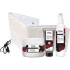 Kit redutor corporal pimenta negra 300g cinta eletrica 220v