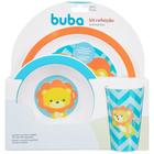 Kit refeicao animal fun leao buba