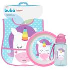 Kit Refeição Infantil Frutti - Unicórnio Rosa Buba