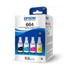 Kit Refil Epson T664 Colorido Original Ecotank T664520