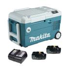 Kit Refrigerador e Aquecedor DCW180Z Makita e 2 Baterias 3.0Ah e Carregador 18SD