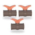 Kit Registro De Esfera PVC Roscável 3/4"