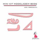 Kit Réguas Corte Costura Modelagem Alfaiate 8036 MDF MINI