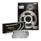 Kit relação de transmissao Cg Titan Fan 125 2009 ate 2013 kit coroa + Corrente transmissão 428H X 116L maxx premium