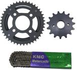 Kit Relação Honda Cg Titan 125 Fan Sem Retentor Kmc Maxx