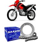 Kit Relação Transmissão Moto Honda Nxr 125 Bros 2003 a 2005 Nakata