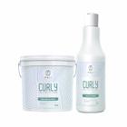 Kit Relaxamento Guanidina 2Kg + Líquido Ativador 1L Kali Cosmetics