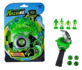 Kit Relógio Ben 10 Omnitrix Lançador De Discos