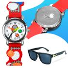 Kit Relógio Infantil bracelete digital +oculos nota fiscal