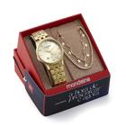 Kit Relógio Mondaine Feminino Analógico 32536Lpmkde1K1