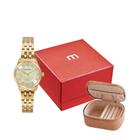 Kit Relógio Mondaine Feminino Dourado 32804LPMKDE1K1 - RELOGIO MONDAINE