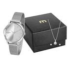 Kit Relógio Mondaine Feminino Prata 32117L0Mvne2K4