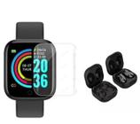 Relógio Smart Watch Digital D20 Masculino / Feminino + Fone S/fio - 01Smart  - Smartwatch e Acessórios - Magazine Luiza