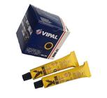 Kit Remendo Reparo Vipal RBM-01 Caixa C/ 100 Pçs + 2 Colas Unium Remendo Frio Bike Moto