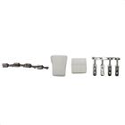 Kit Reparo Conectores Plug Som Automotivo 4 Vias Terminal 6,3mm Macho Fêmea