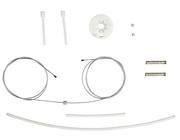 Kit Reparo para Máquina do Vidro Elétrico Santana Portas Traseiras (ano 1997 à 2006) RTX 0120 Rotax