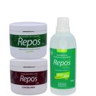 Kit Repos Amaciante 120ml + Removedor 120ml + Creme de Uréia 120ml