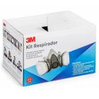 Kit Respirador Mascara 3M 6200 para Pintura Completa