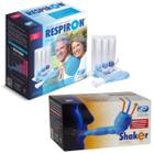 Kit Respiron Easy + Shaker Classic Fisioterapia Pulmonar