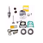 Kit retifica Ybr Xtz 125 Factor Valvula Biela Rolamento Vela Junta