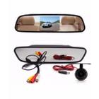 Kit Retrovisor Lcd Com Camera - Bivena