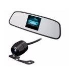 Kit Retrovisor Lcd Com Camera - Guiro